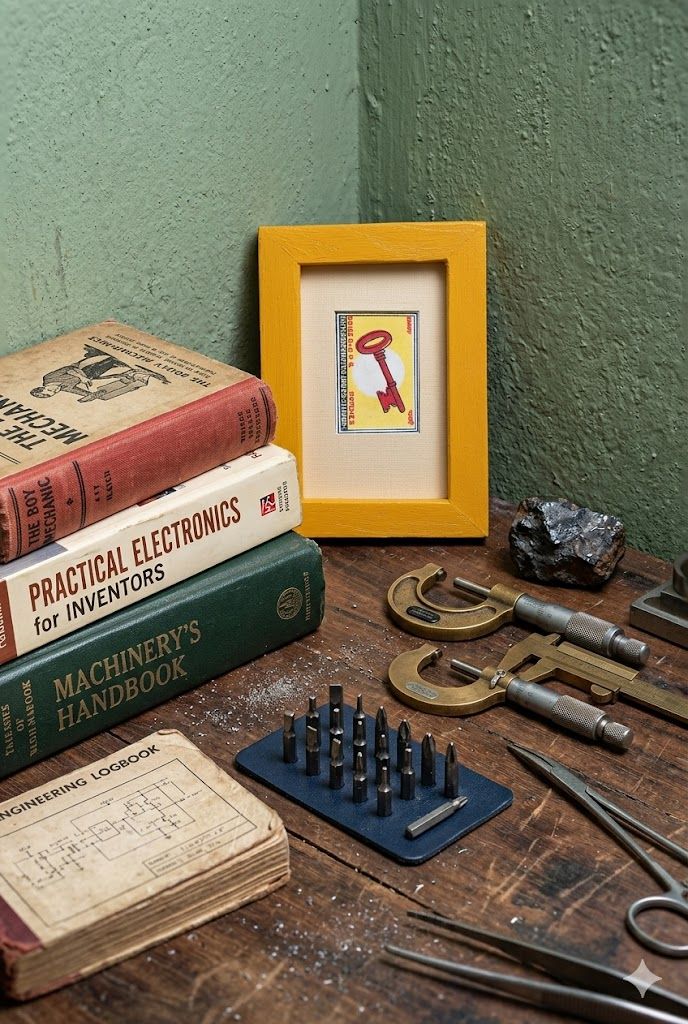 Framed Matchbox Label