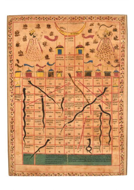 Gyan Chaupar, Mukti paat, Ancient Snakes and ladders, saamp seedhi