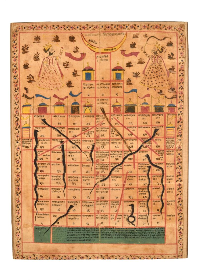 Gyan Chaupar, Mukti paat, Ancient Snakes and ladders, saamp seedhi