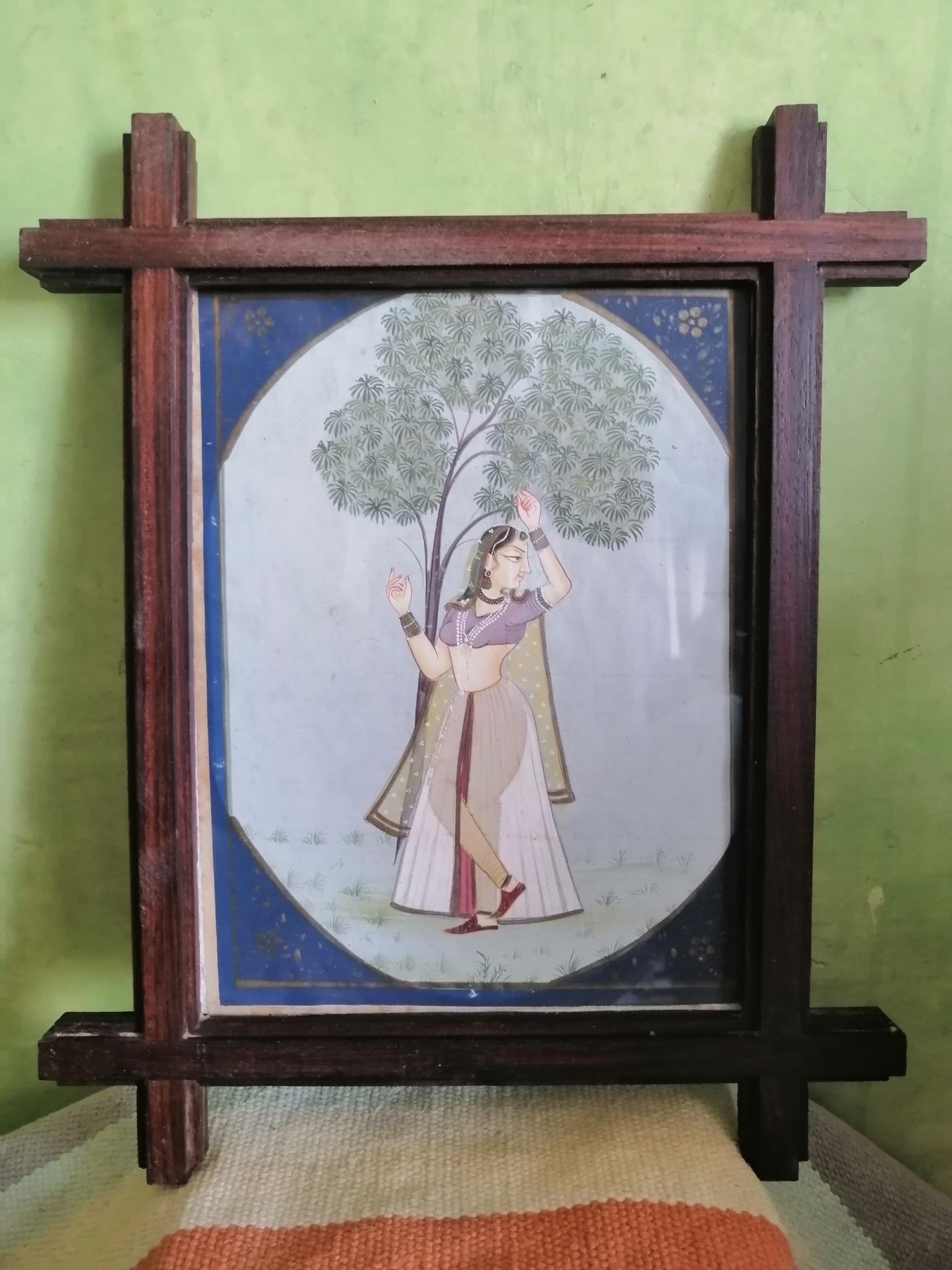 Vintage Nayika Ragamala Handmade Paintings on Silk