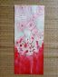 Meditating on Red Watercolor  – Indian Original Abstract Painting - 001