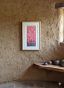 Meditating on Red - 004 original watercolor painting walldecor yoga