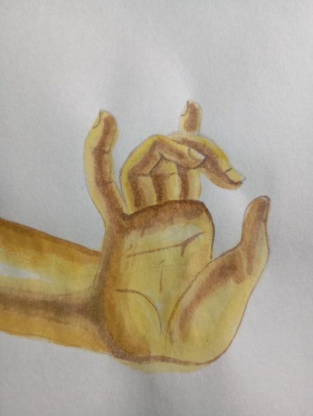 apana mudra painting