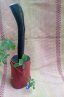Sacred Strength - Wooden leather wrapped mugdal dedicated to Shakti