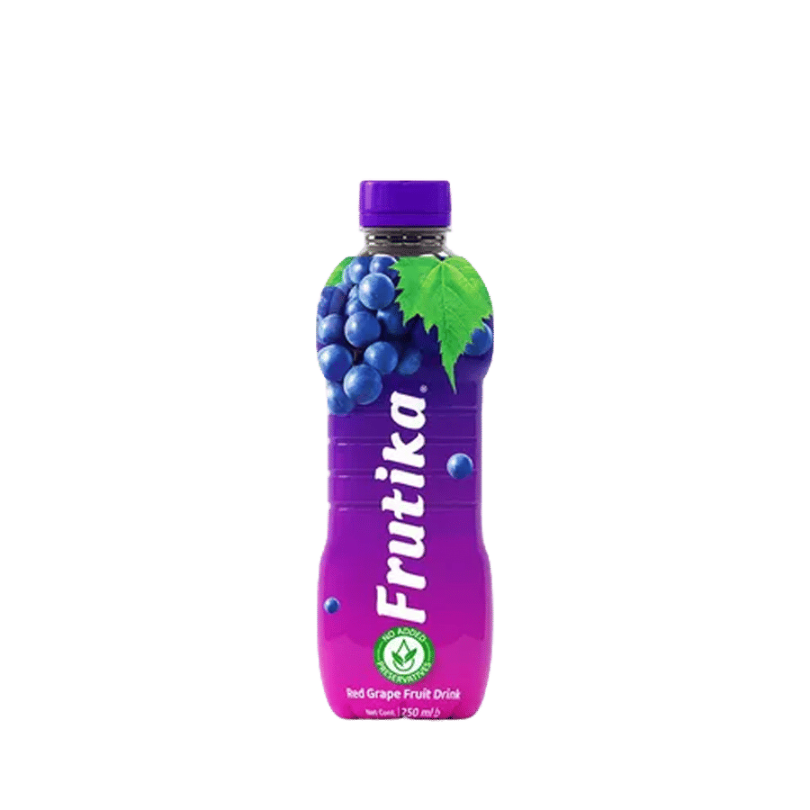 Frutika Red Grape Fruit Drink 250ml - Refreshing and Natural Flavor