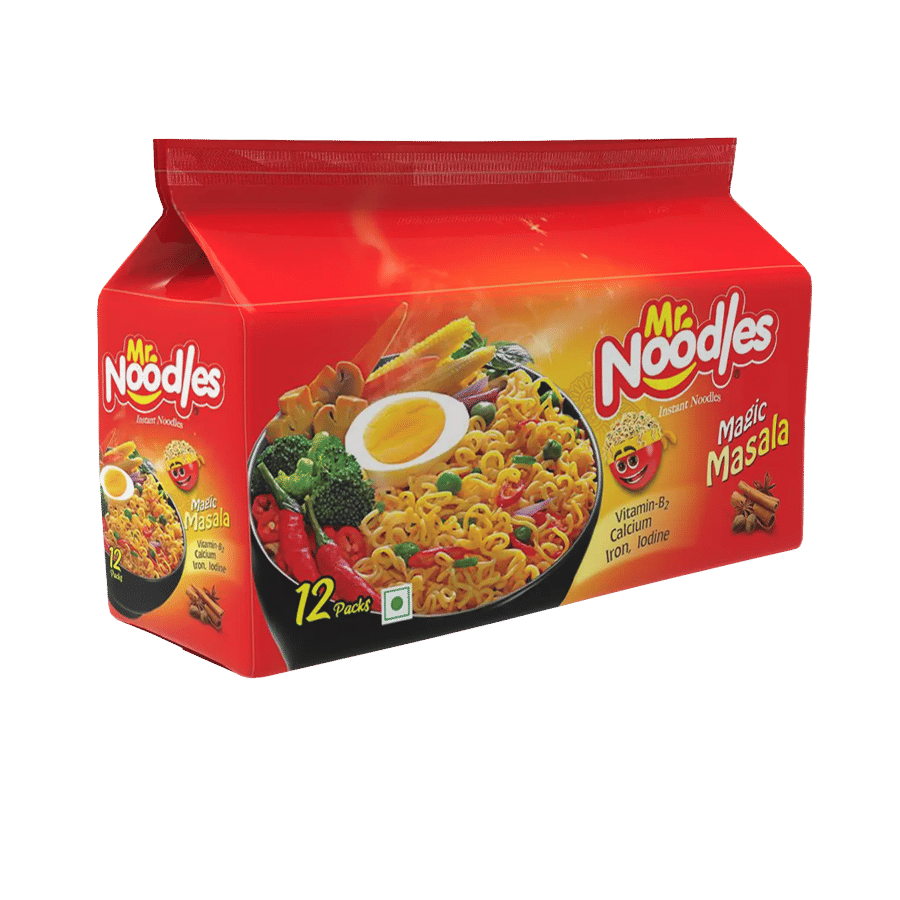 Mr. Noodles Magic Masala Flavor 12 PCS | Delicious Instant Noodles Bangladesh