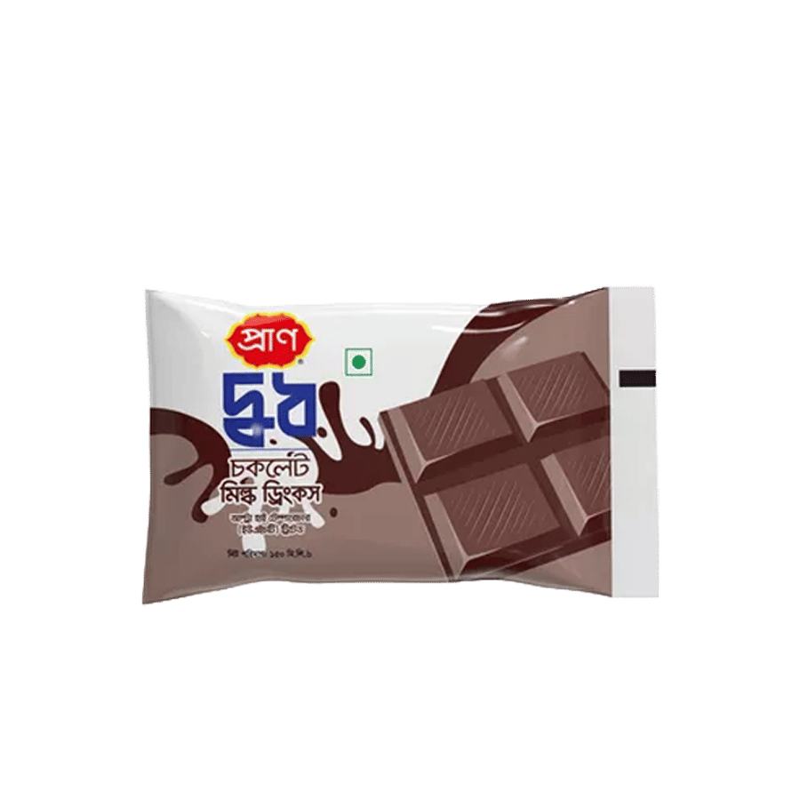 Pran Chocolate Flavored Milk (Pouch) 150 ml