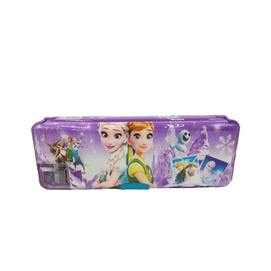 Purple Pencil Box 1 PCS | Stylish Pencil Box for Students