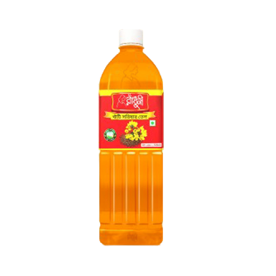 Radhuni Pure Mustard Oil 2000 ml | 100% Pure Sorisha Tel Bangladesh