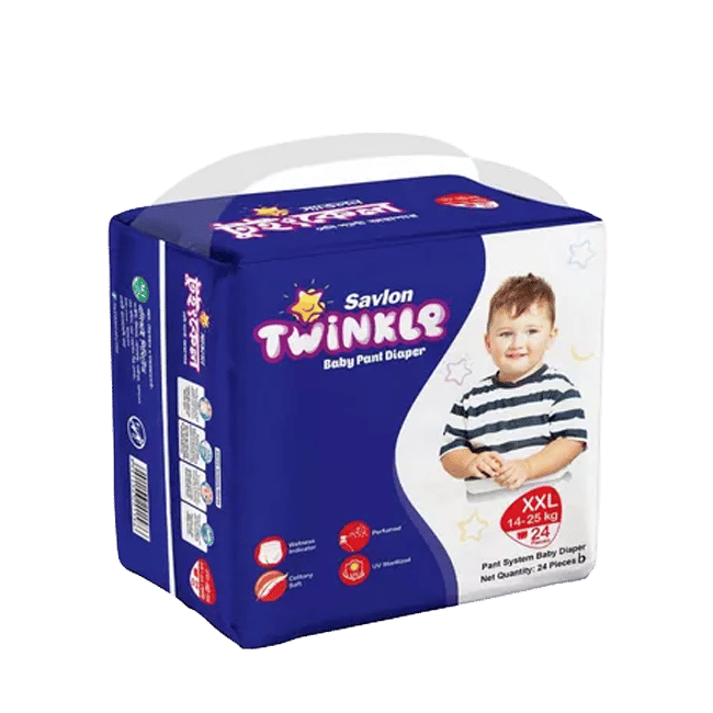 Savlon Twinkle Baby Pant Diaper XXL 24 PCS