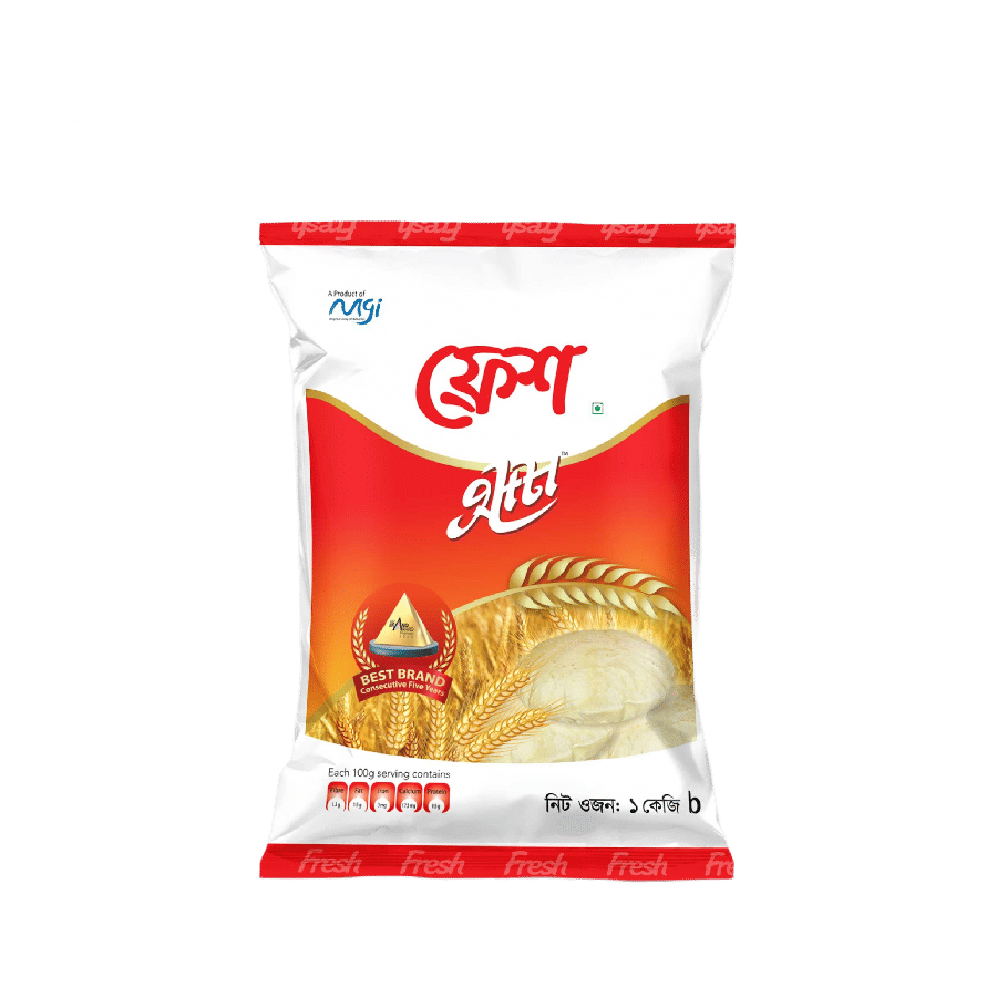 Fresh Flour (Atta) 1 kg | Premium Whole Wheat Flour Bangladesh