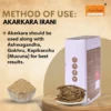 100 % natural and pure Akarkara Irani Powder for Dental Care, Respiratory Support & Digestive Aid (200g) - Image 9