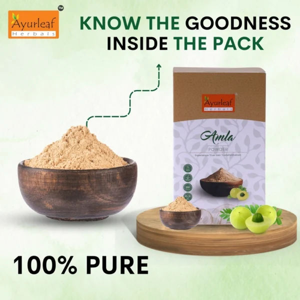 100% Natural Amla Indian Gooseberry Fruit Powder for Hair Growth and skin (200 gms) - Image 8