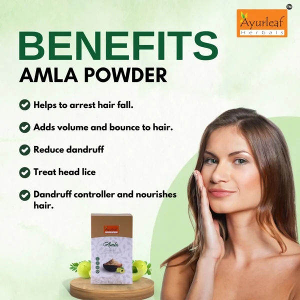 100% Natural Amla Indian Gooseberry Fruit Powder for Hair Growth and skin (200 gms) - Image 10