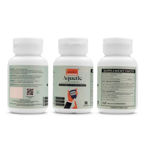Aquetic Extract Blended Capsules 430mg |  60 Capsules Vegan Pack - Image 5