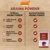 Arjuna Powder to Maintain Blood Pressure, Support Cardiovascular & Enhances Stamina (200g) - Image 10