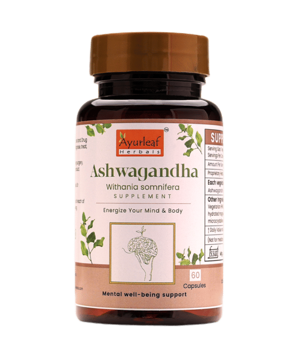 Ashwagandha Extract Blended Capsules 500mg |  60 Capsules Vegan Pack - Image 2