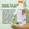 100 % natural and pure Bhringraj leaves powder for Hair Growth, Heals Wounds and Infections (200g) - Image 9