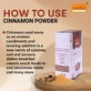100 % natural and pure Cinnamon Powder for Stabilizing Blood Sugar, Lowers Cholesterol, Relieves Gas & Bloating (200g) - Image 9