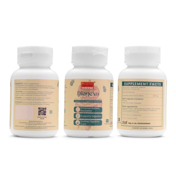 Diagexo Extract Blended Capsules 300mg |  60 Capsules Vegan Pack - Image 5