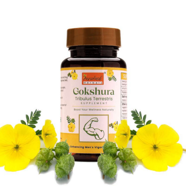 Gokshura Extract Blended Capsules 500mg |  60 Capsules Vegan Pack
