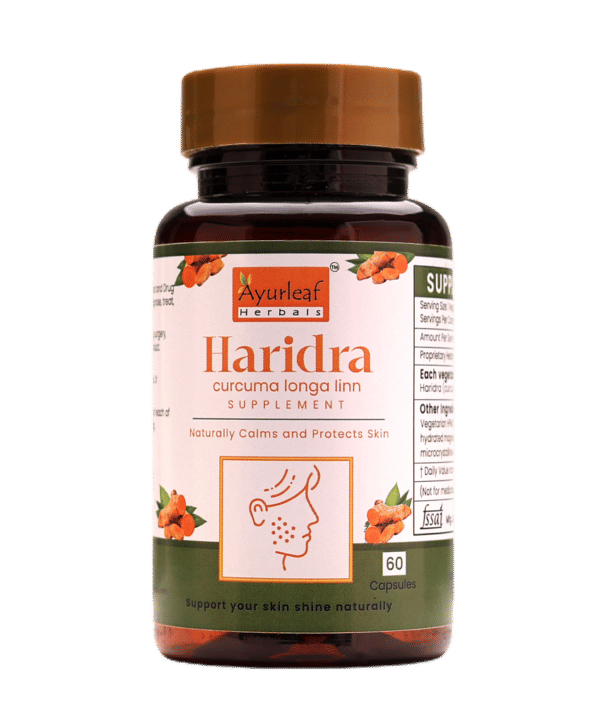 Haridra Extract Blended Capsules 500mg |  60 Capsules Vegan Pack - Image 2