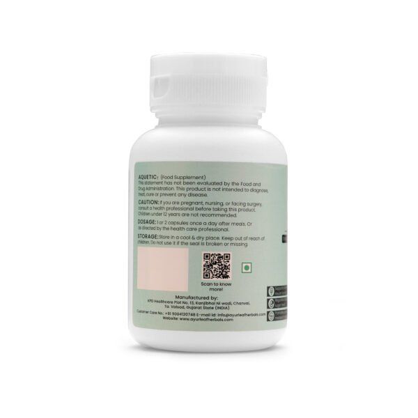 Aquetic Extract Blended Capsules 430mg |  60 Capsules Vegan Pack - Image 3