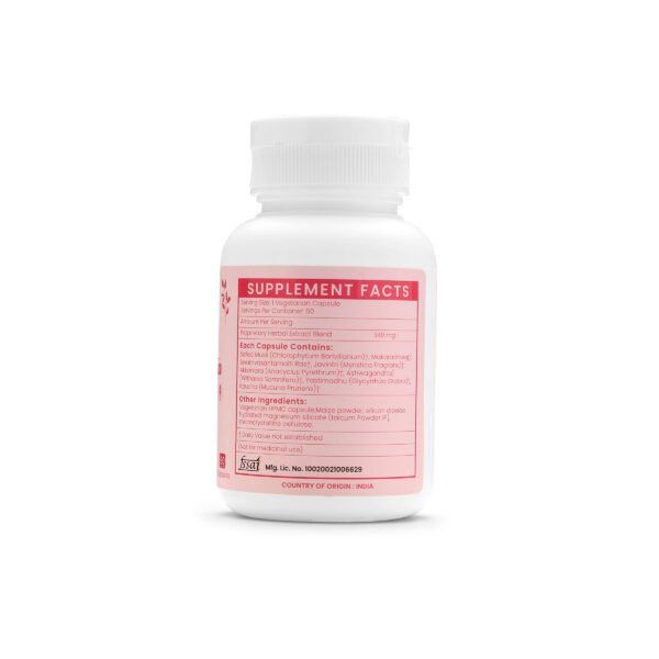 Femogra Extract Blended Capsules 340mg |  60 Capsules Vegan Pack - Image 4