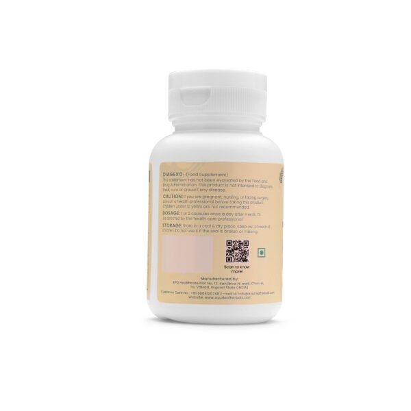 Diagexo Extract Blended Capsules 300mg |  60 Capsules Vegan Pack - Image 3