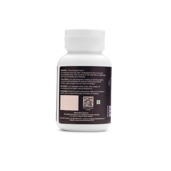 Simonil Extract Blended Capsules (500mg) |  60 Capsules Vegan Pack - Image 3