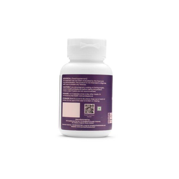 Hedonzal Extract Blended Capsules 300mg |  60 Capsules Vegan Pack - Image 3