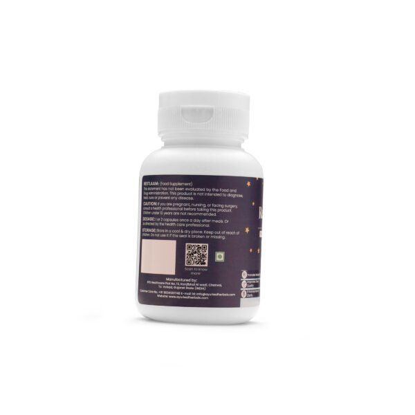 Restlaam Extract Blended Capsules 440mg |  60 Capsules Vegan Pack - Image 3