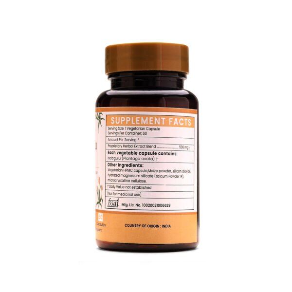 Isapgulu Extract Blended Capsules 400mg |  60 Capsules Vegan Pack - Image 4