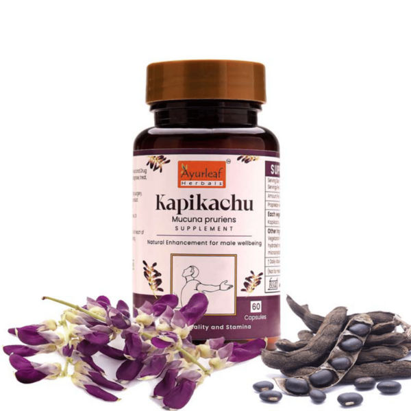 Kapikachhu Extract Blended Capsules 500mg |  60 Capsules Vegan Pack
