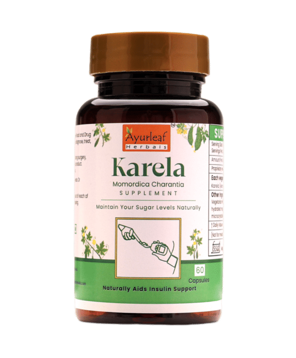 Karela Extract Blended Capsules 500mg |  60 Capsules Vegan Pack - Image 2