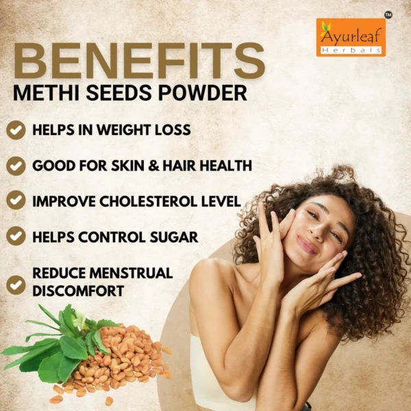 100% natural and pure methi seeds powder(fenugreek) for blood sugar management (200gms) - Image 10