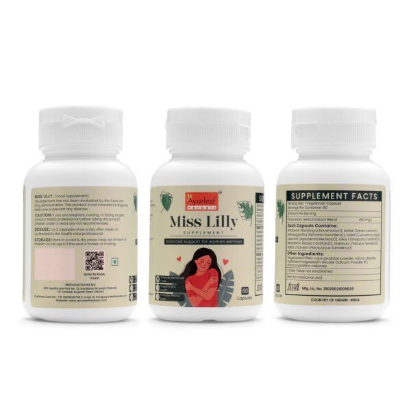 Miss Lilly Extract Blended Capsules 450mg |  60 Capsules Vegan Pack - Image 5
