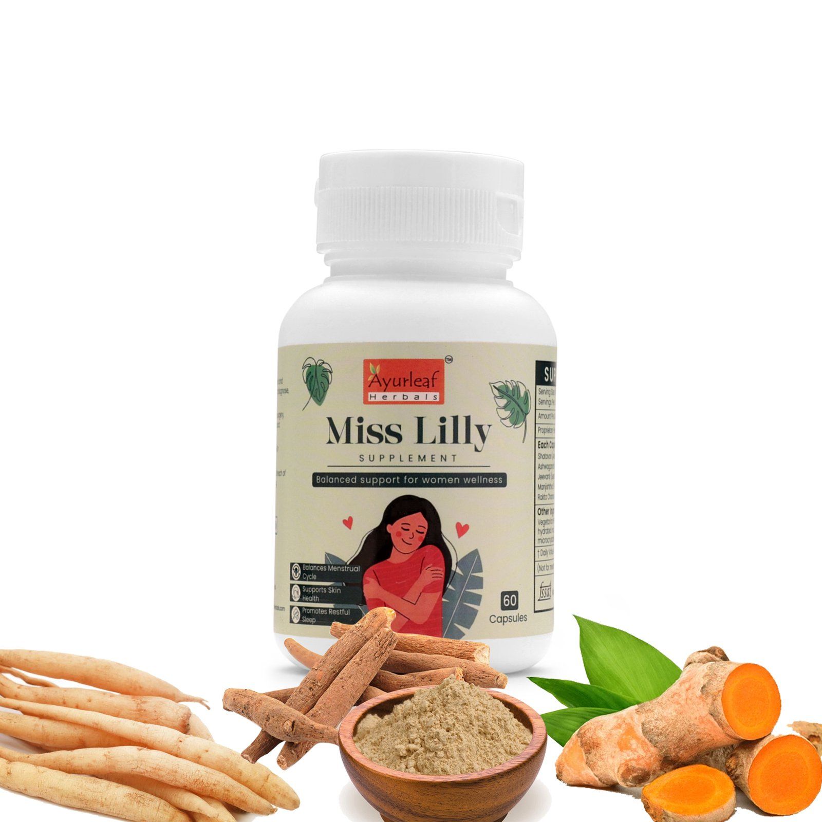 Miss Lilly Extract Blended Capsules 450mg | 60 Capsules Vegan Pack