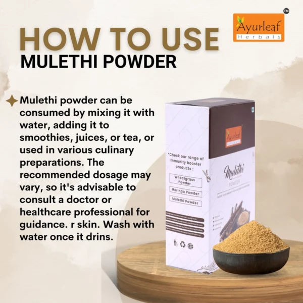 100% Natural Mulethi Powder for skin care and digestive support (200gms) - Image 9