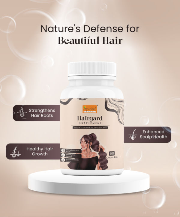 Hairgard Extract Blended Capsules 500mg |  60 Capsules Vegan Pack - Image 2