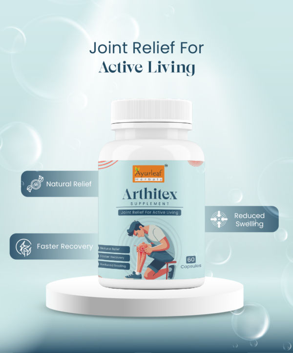 Arthitex Extract Blended Capsules 450mg |  60 Capsules Vegan Pack - Image 2