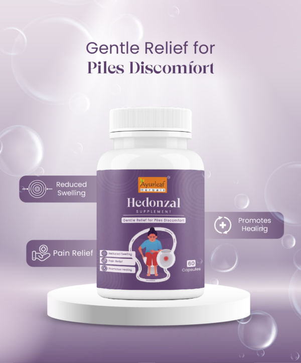 Hedonzal Extract Blended Capsules 300mg |  60 Capsules Vegan Pack - Image 2