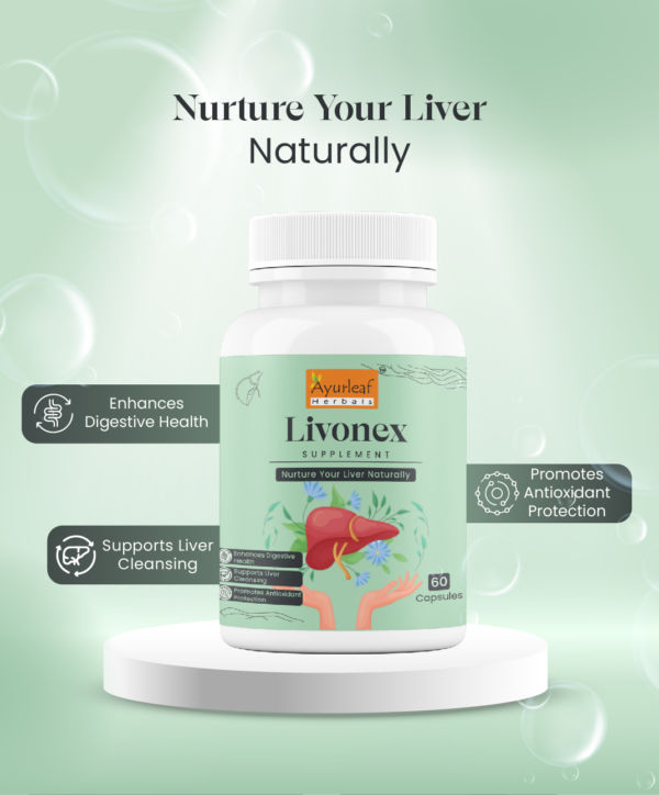 Livonex Extract Blended Capsules 300mg |  60 Capsules Vegan Pack - Image 2