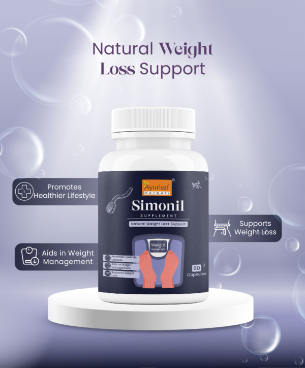 Simonil Extract Blended Capsules (500mg) |  60 Capsules Vegan Pack - Image 2