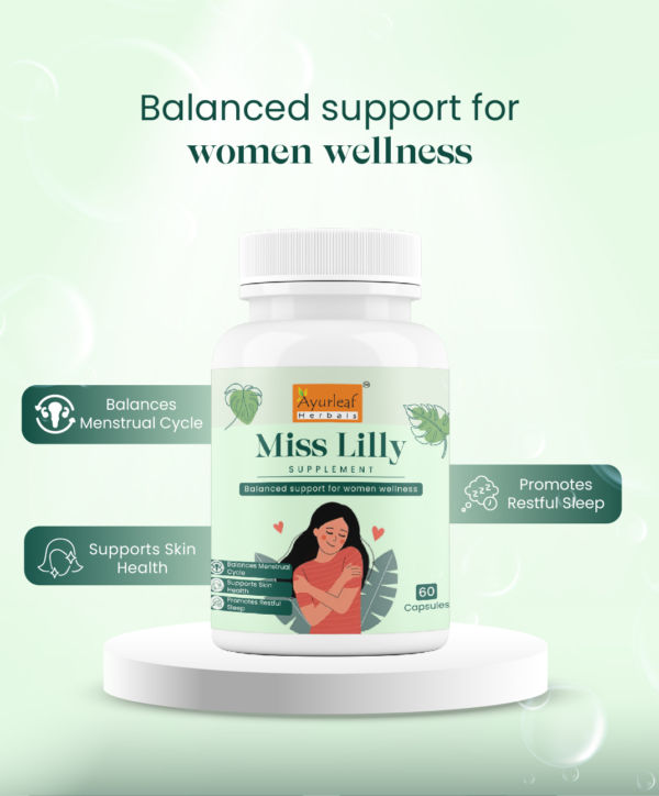 Miss Lilly Extract Blended Capsules 450mg |  60 Capsules Vegan Pack - Image 2