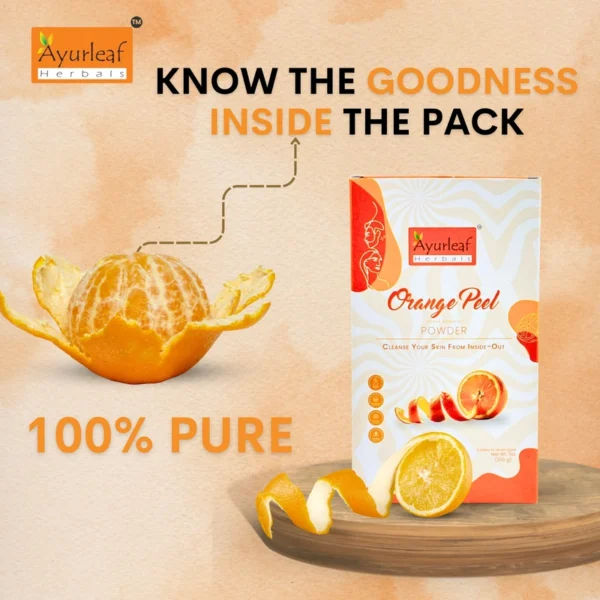 100% Natural and Best orange peel powder with vitamin c for cleansing and detoxification of oily and dry skin-(200 gms) - Image 8
