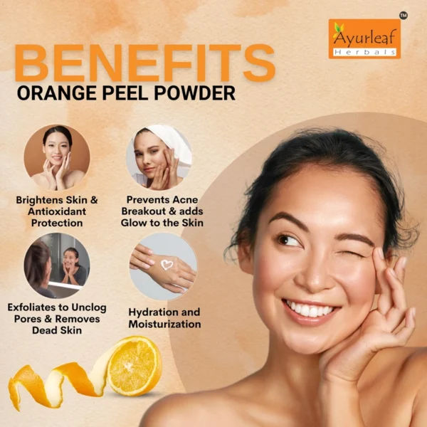 100% Natural and Best orange peel powder with vitamin c for cleansing and detoxification of oily and dry skin-(200 gms) - Image 10