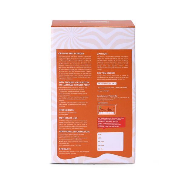 100% Natural and Best orange peel powder with vitamin c for cleansing and detoxification of oily and dry skin-(200 gms) - Image 4