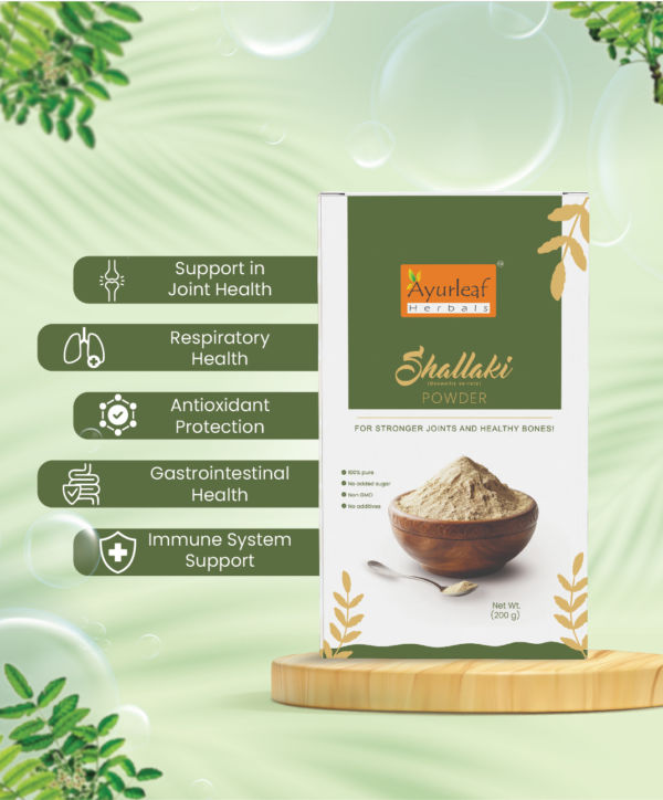 100% natural and pure Shallaki Powder for relieving Joints and bone pain also helps lower muscle stiffness-(200 gms) - Image 2