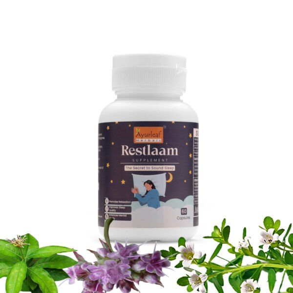 Restlaam Extract Blended Capsules 440mg |  60 Capsules Vegan Pack